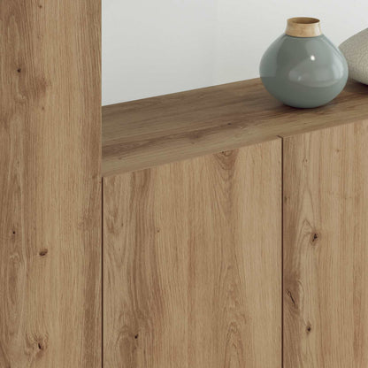 Unità TV da Parete 5 pcs Rovere artigianale Legno multistrato