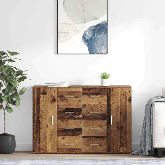 Sideboards Corona 2 pcs Legno vecchio 59 x 39 x 80 cm