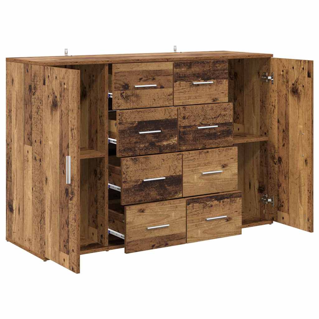 Sideboards Corona 2 pcs Legno vecchio 59 x 39 x 80 cm