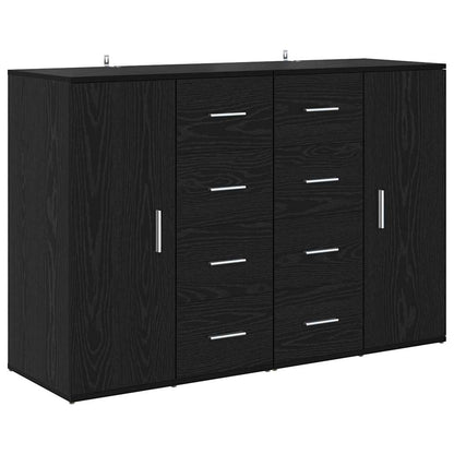Sideboards Corona 2 pcs Rovere Nero 59 x 39 x 80 cm