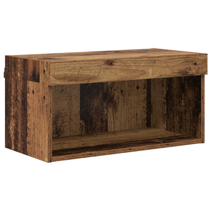 Unità TV da Parete 6 pcs Legno vecchio Legno multistrato