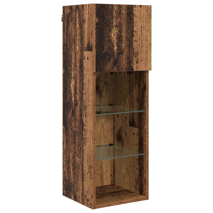 Unità TV da Parete 6 pcs Legno vecchio Legno multistrato