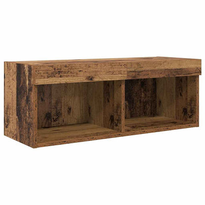 Unità per TV a Muro 4 pcs Legno vecchio Legno multistrato