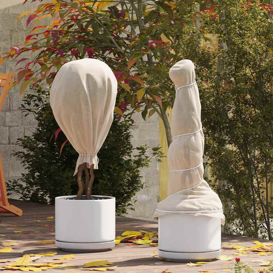 Fleece per Piante di Protezione dal Gelo Beige 50 x 1,6 m