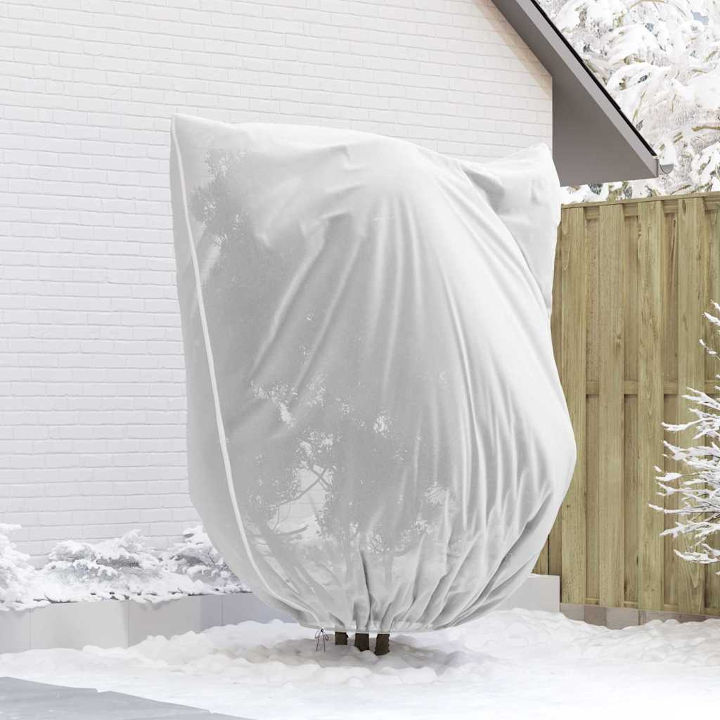 Coperture in Fleece per Protezione Antigelo delle Piante Bianco