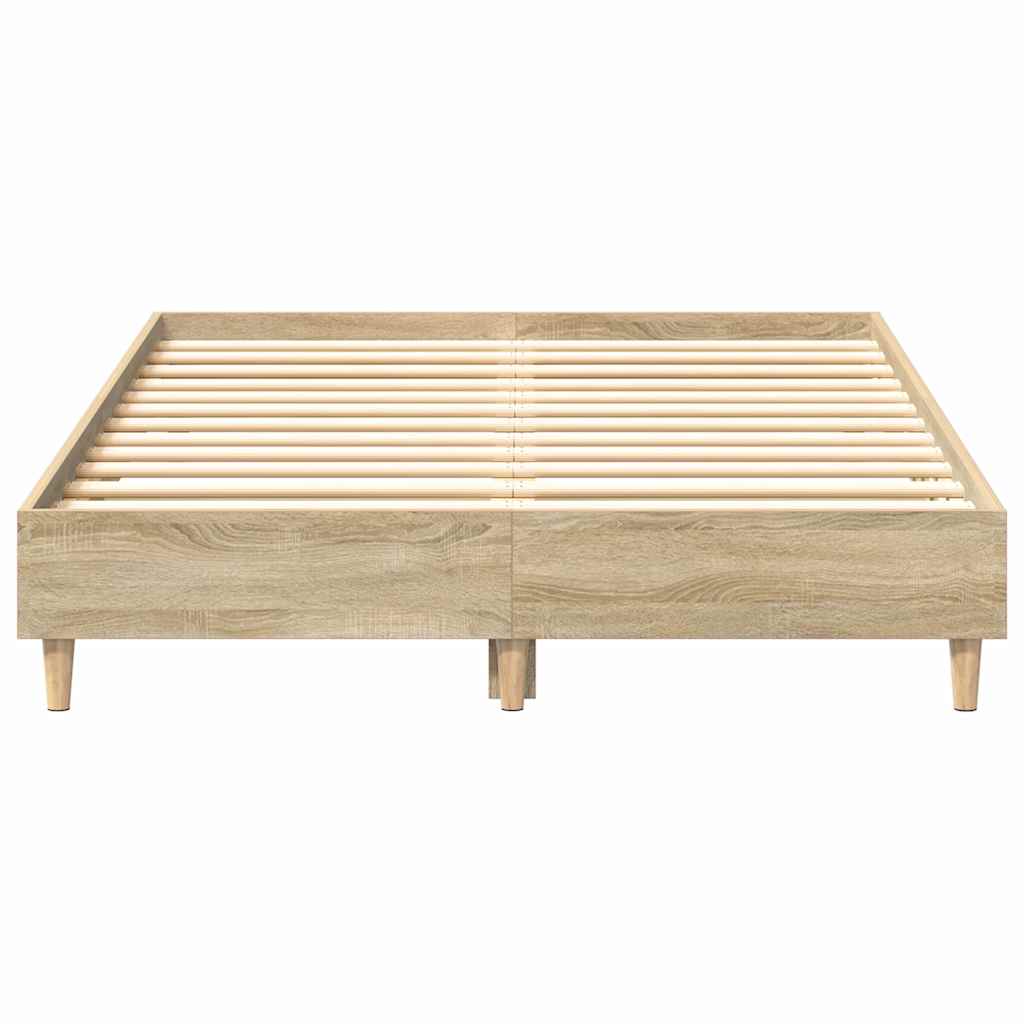 Struttura del letto Sonoma 137 x 190 cm Legno multistrato | homemem39