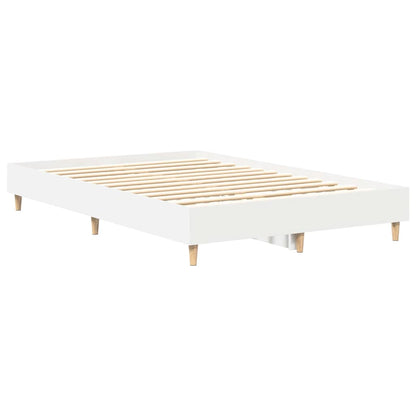 Struttura del letto Bianco 137 x 190 cm Legno multistrato | homemem39
