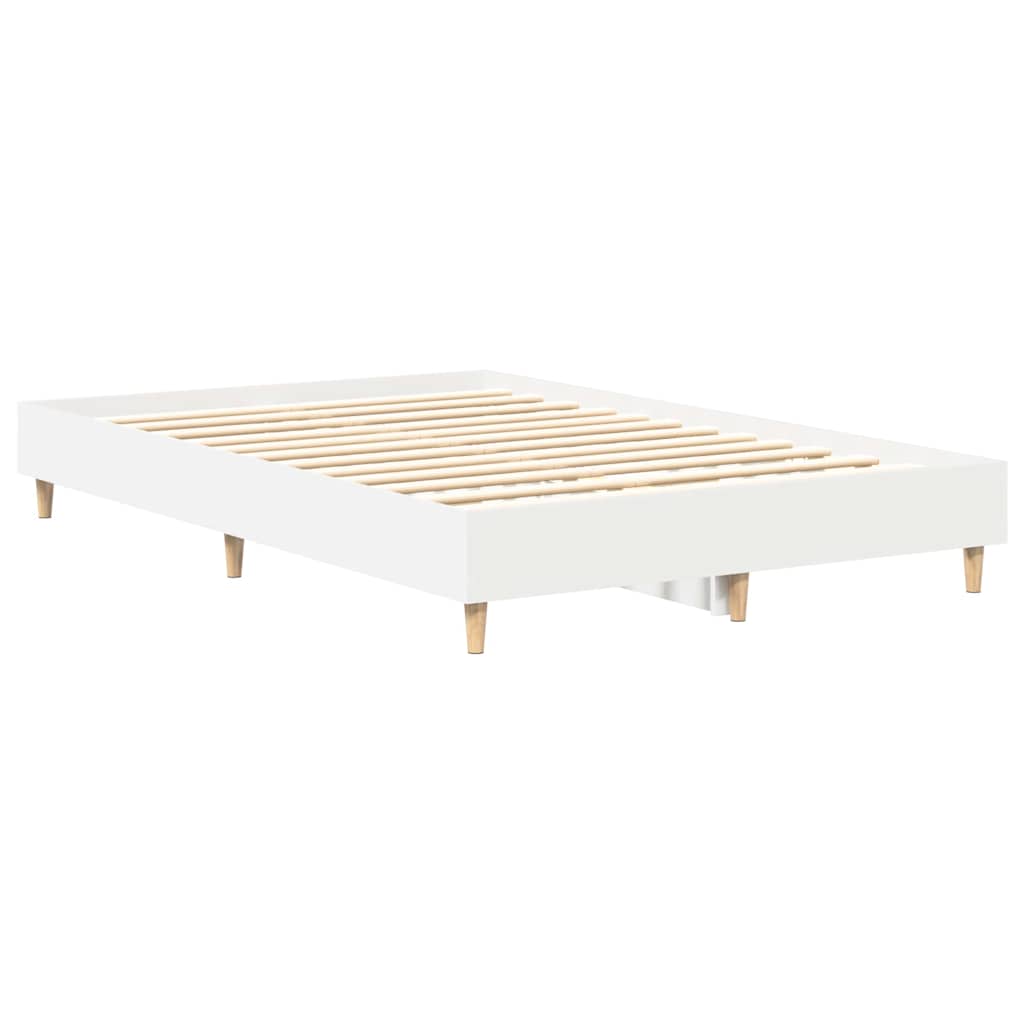 Struttura del letto Bianco 137 x 190 cm Legno multistrato | homemem39