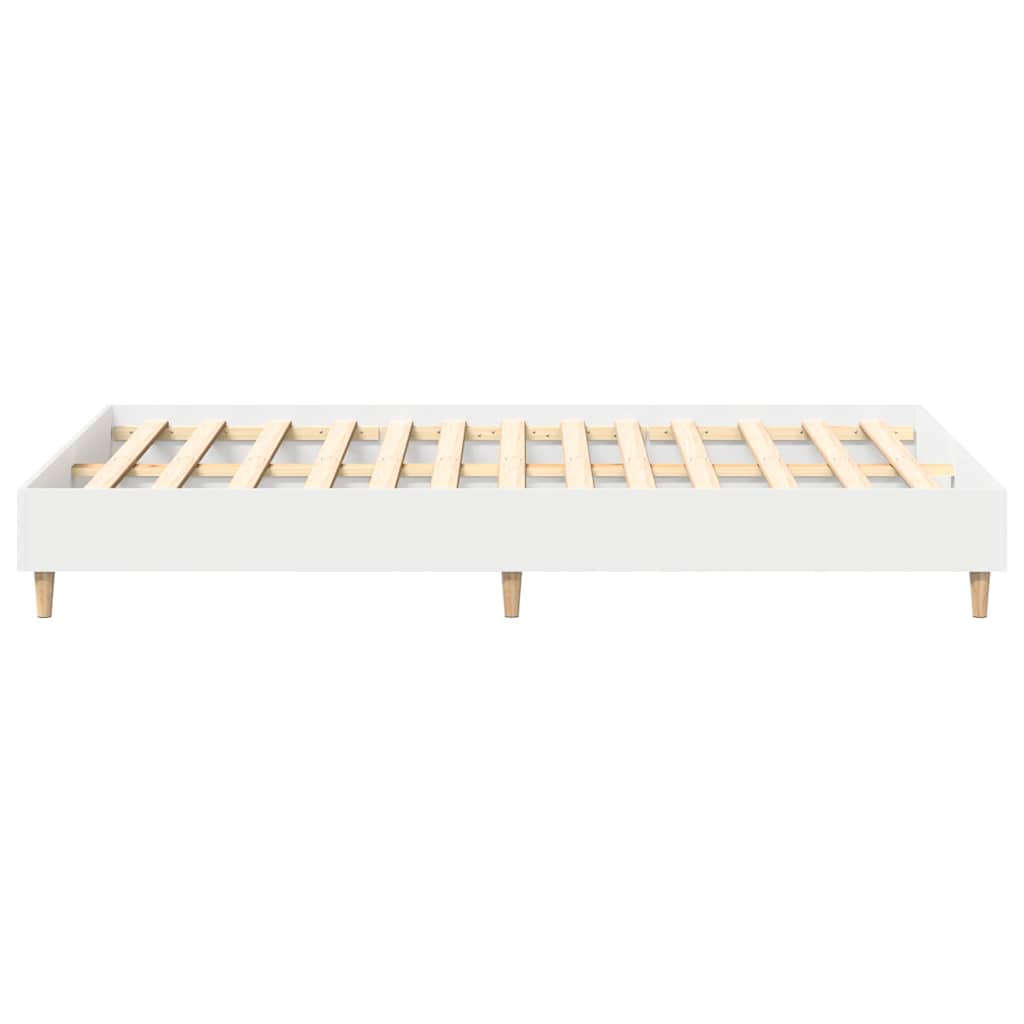 Struttura del letto Bianco 137 x 190 cm Legno multistrato | homemem39