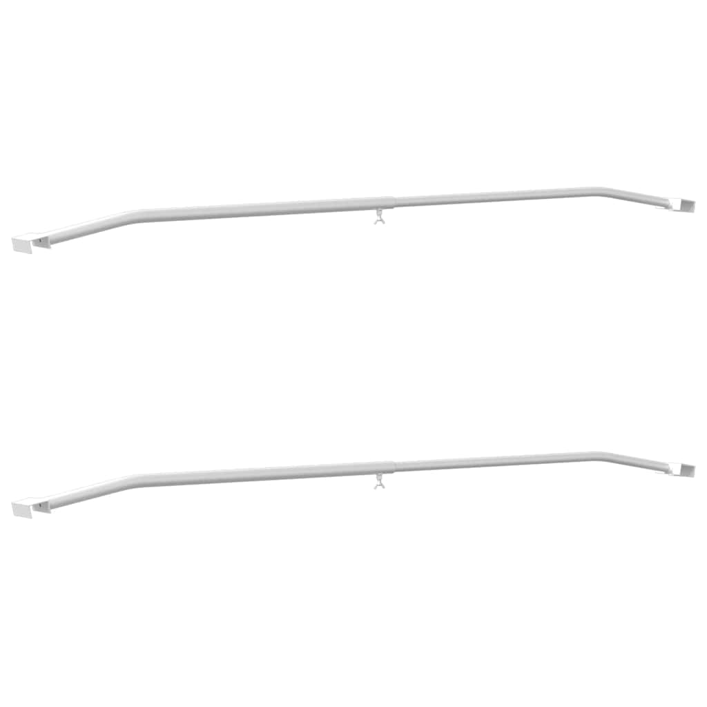 Supporto per teloni per rimorchi 2 pz Argento 102-155 cm | homemem39