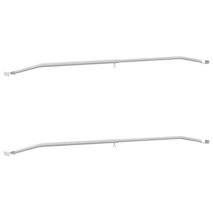 Supporto per teloni per rimorchi 2 pz Argento 102-155 cm | homemem39