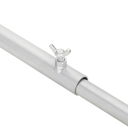 adatto per supporto per telo piatto 4 pcs Argento 100-145 cm