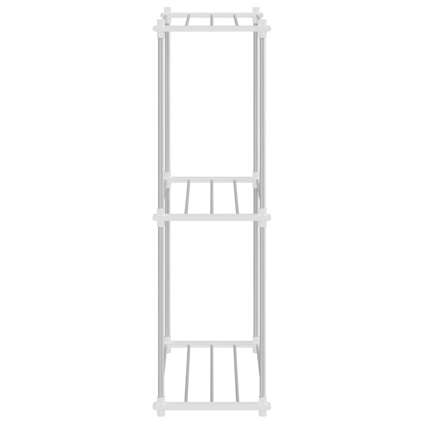 Mensola di Stoccaggio Bianco 42.5 x 27 x 91.5 cm Alluminio