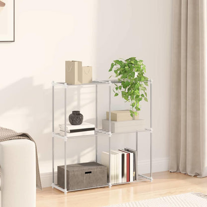 Mensola di Stoccaggio Bianco 43 x 27 x 90 cm Alluminio