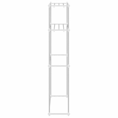 Mensola per lavatrice Bianco 63 x 27 x 136 cm Alluminio