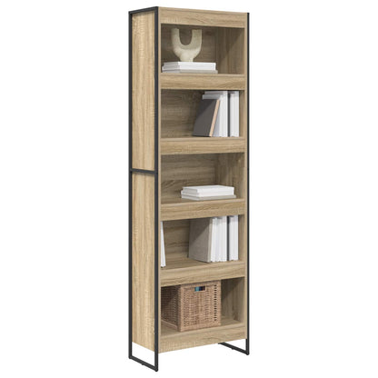 Armadio per Libri 60 x 30 x 189,5 cm Legno multistrato Sonoma | homemem39