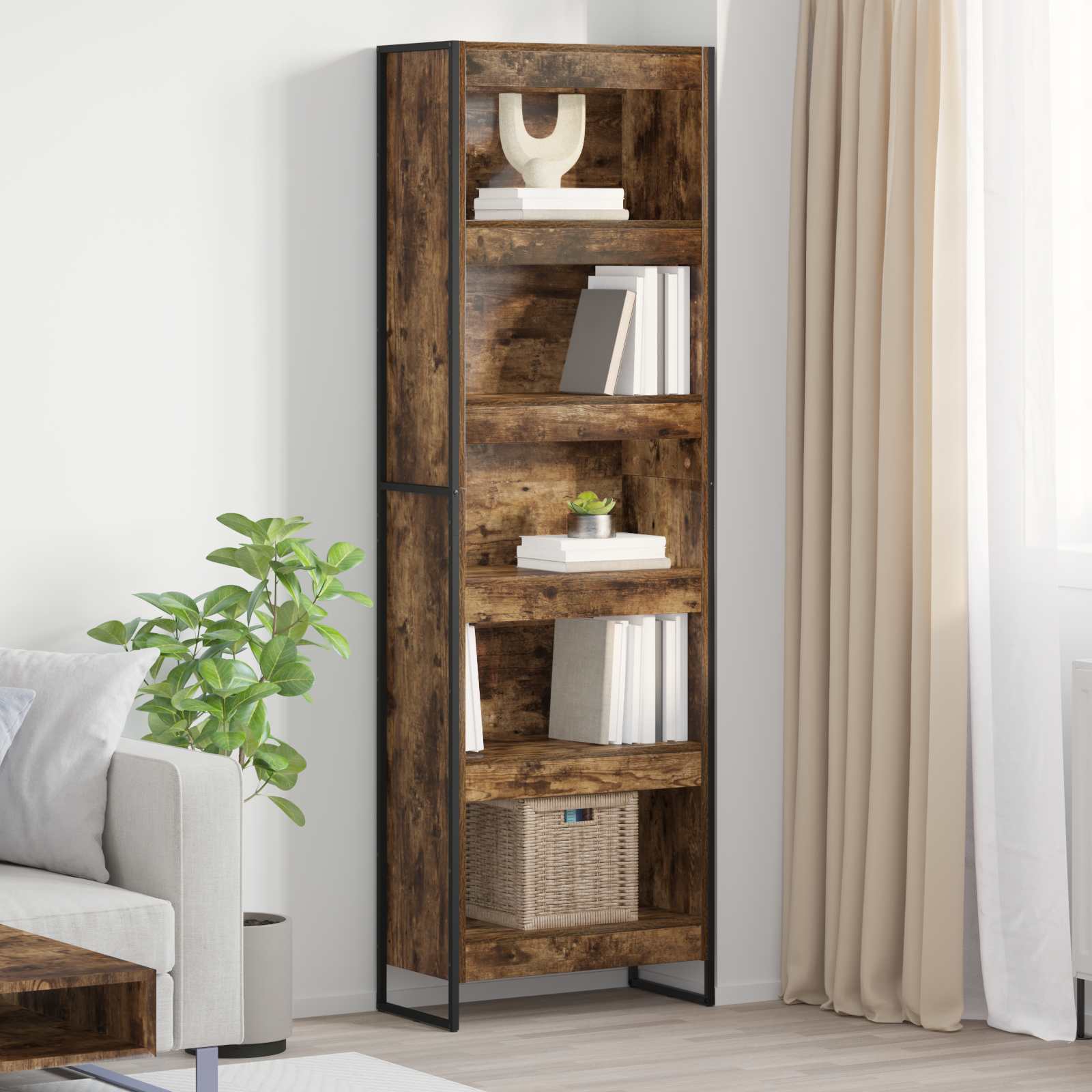 Armadio per Libri 60 x 30 x 189,5 cm Legno multistrato | homemem39