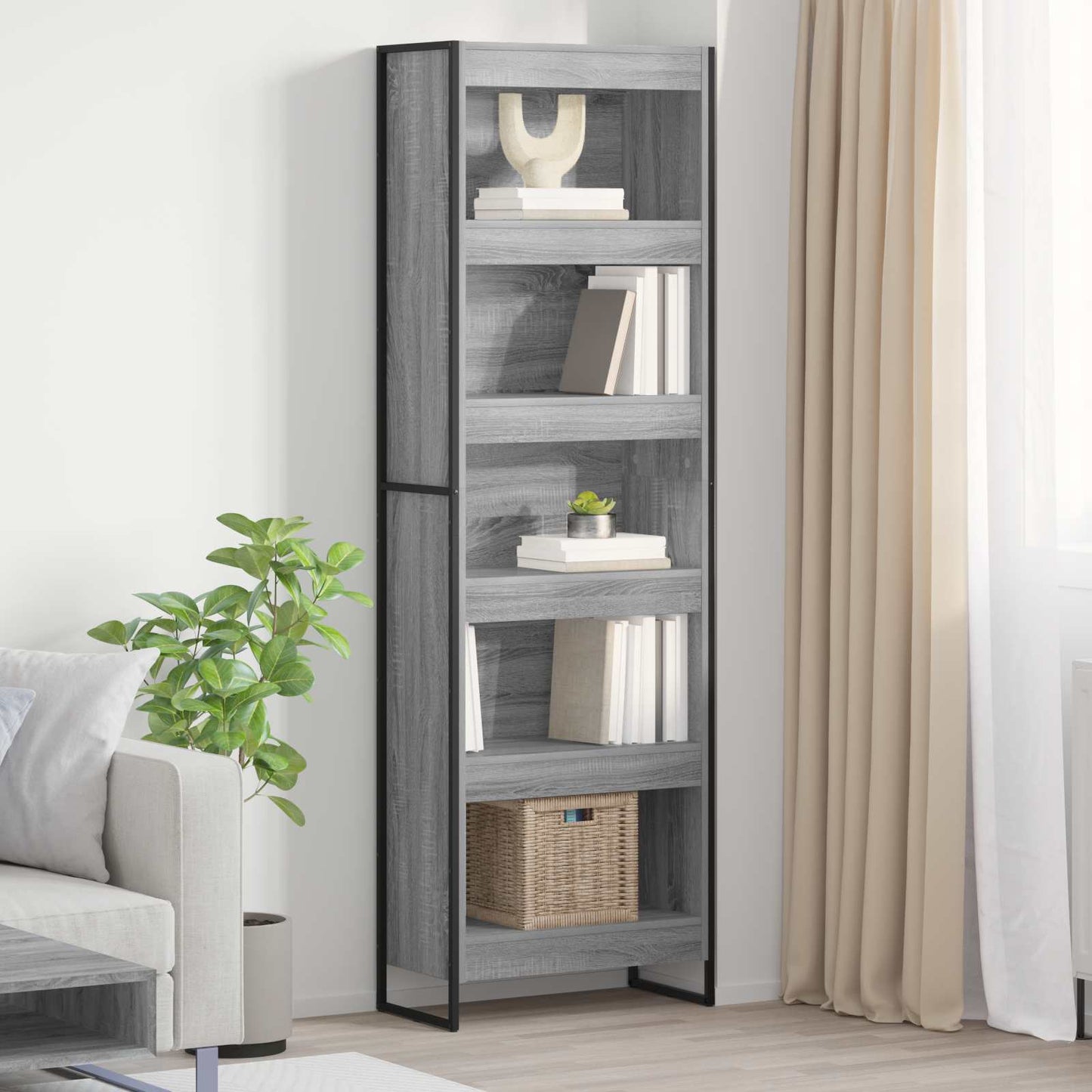 Armadio per Libri 60 x 30 x 189,5 cm Legno multistrato | homemem39