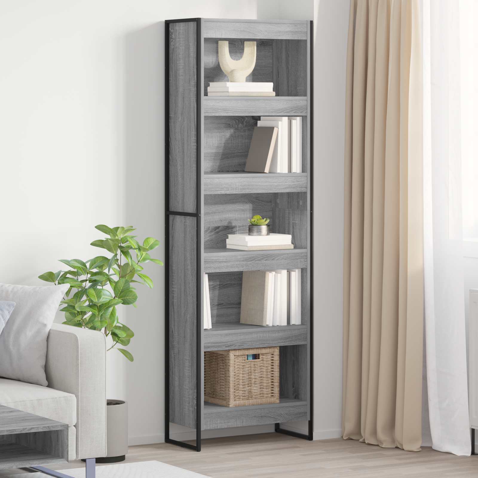 Armadio per Libri 60 x 30 x 189,5 cm Legno multistrato | homemem39