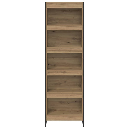 Armadio per Libri 60 x 30 x 189,5 cm Rovere artigianale