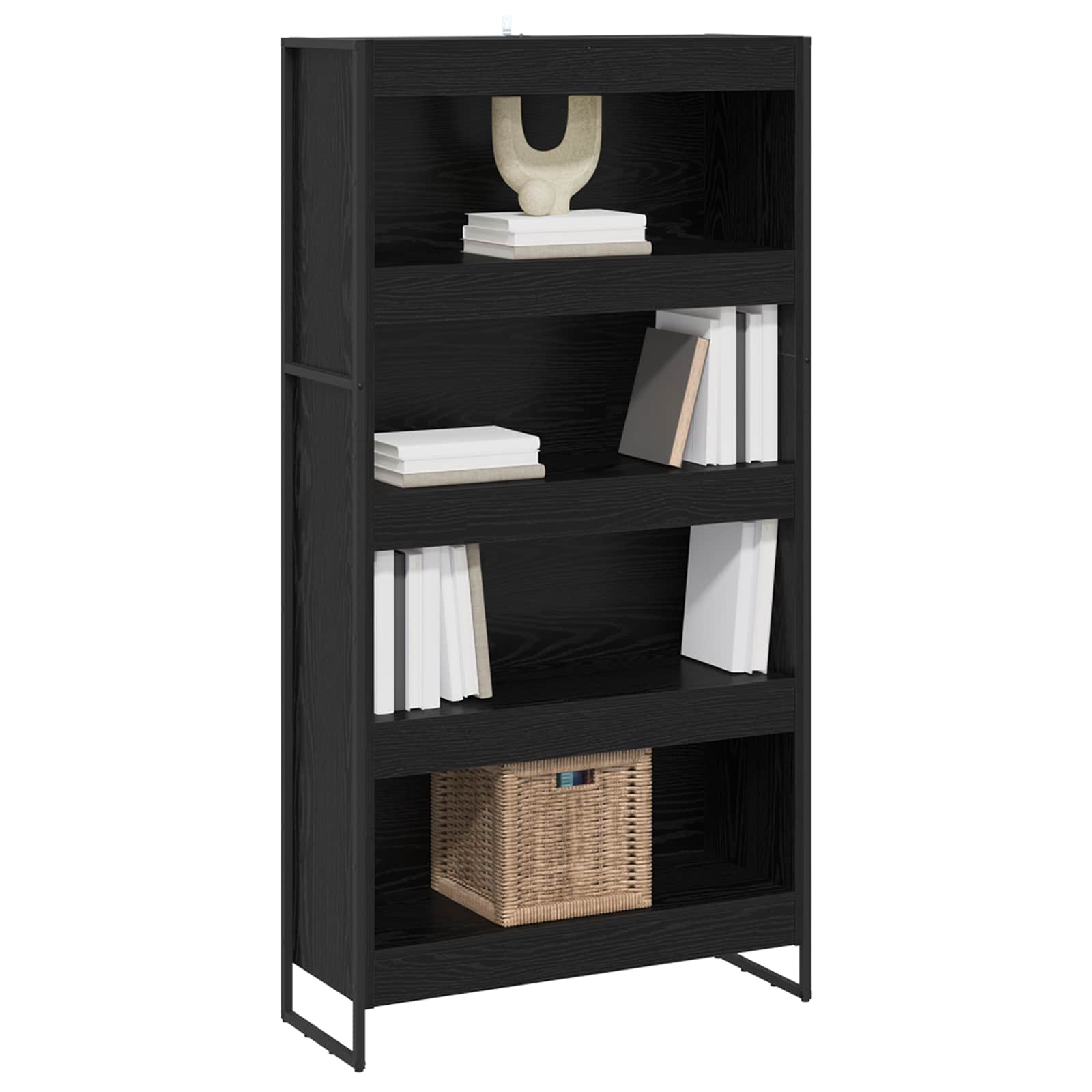 Armadio per Libri 80 x 30 x 155 cm Legno multistrato | homemem39