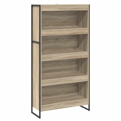 Armadio per Libri 80 x 30 x 155 cm Legno multistrato Sonoma | homemem39