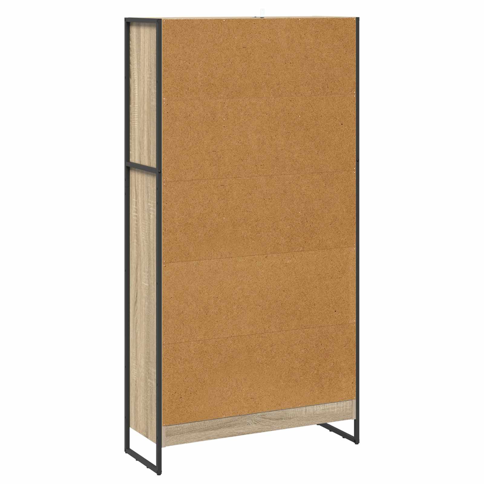 Armadio per Libri 80 x 30 x 155 cm Legno multistrato Sonoma | homemem39