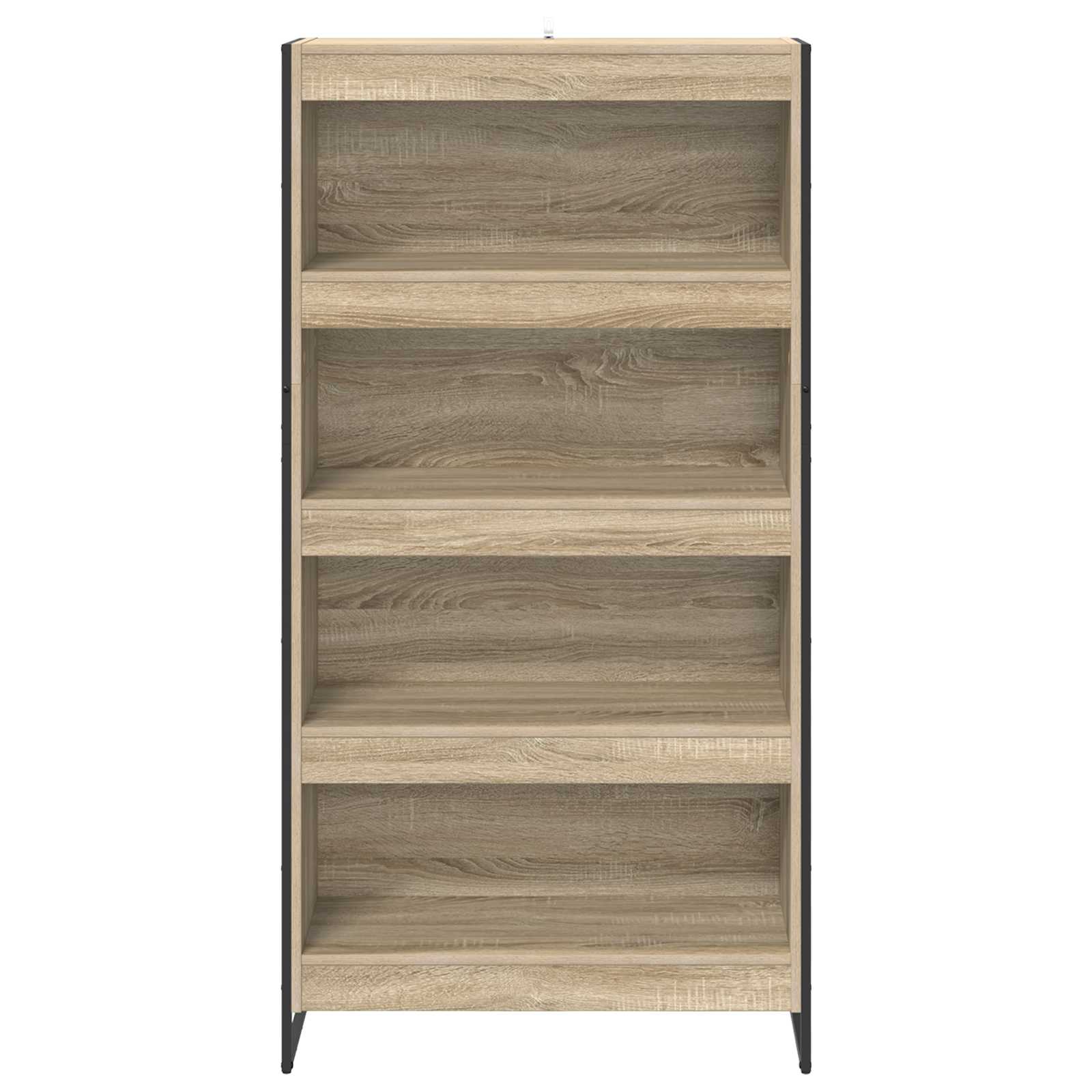 Armadio per Libri 80 x 30 x 155 cm Legno multistrato Sonoma | homemem39