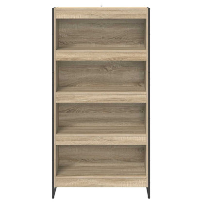Armadio per Libri 80 x 30 x 155 cm Legno multistrato Sonoma | homemem39