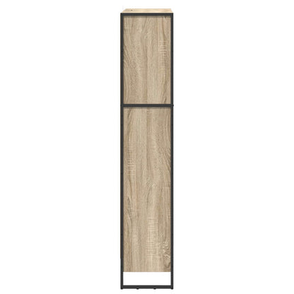 Armadio per Libri 80 x 30 x 155 cm Legno multistrato Sonoma | homemem39