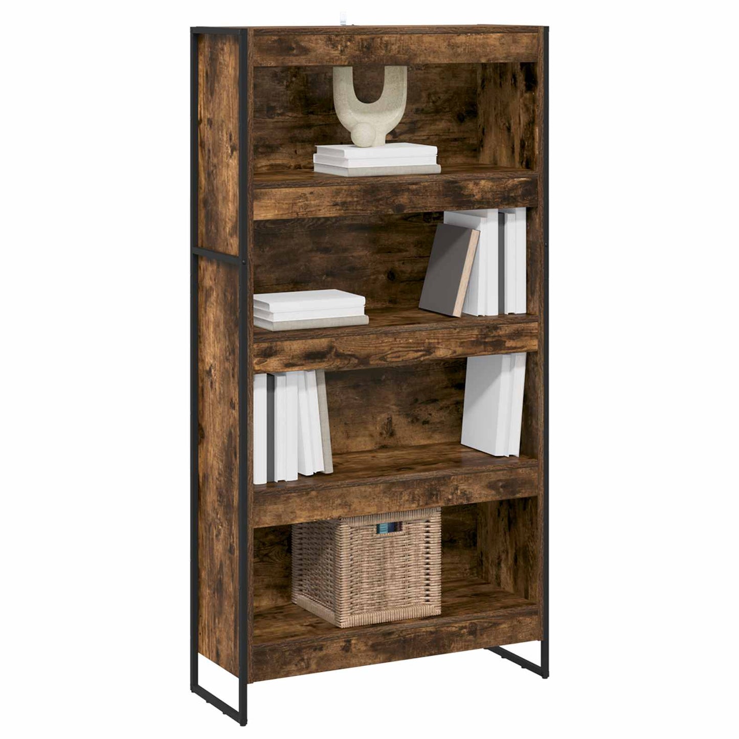 Armadio per Libri 80 x 30 x 155 cm Legno multistrato | homemem39