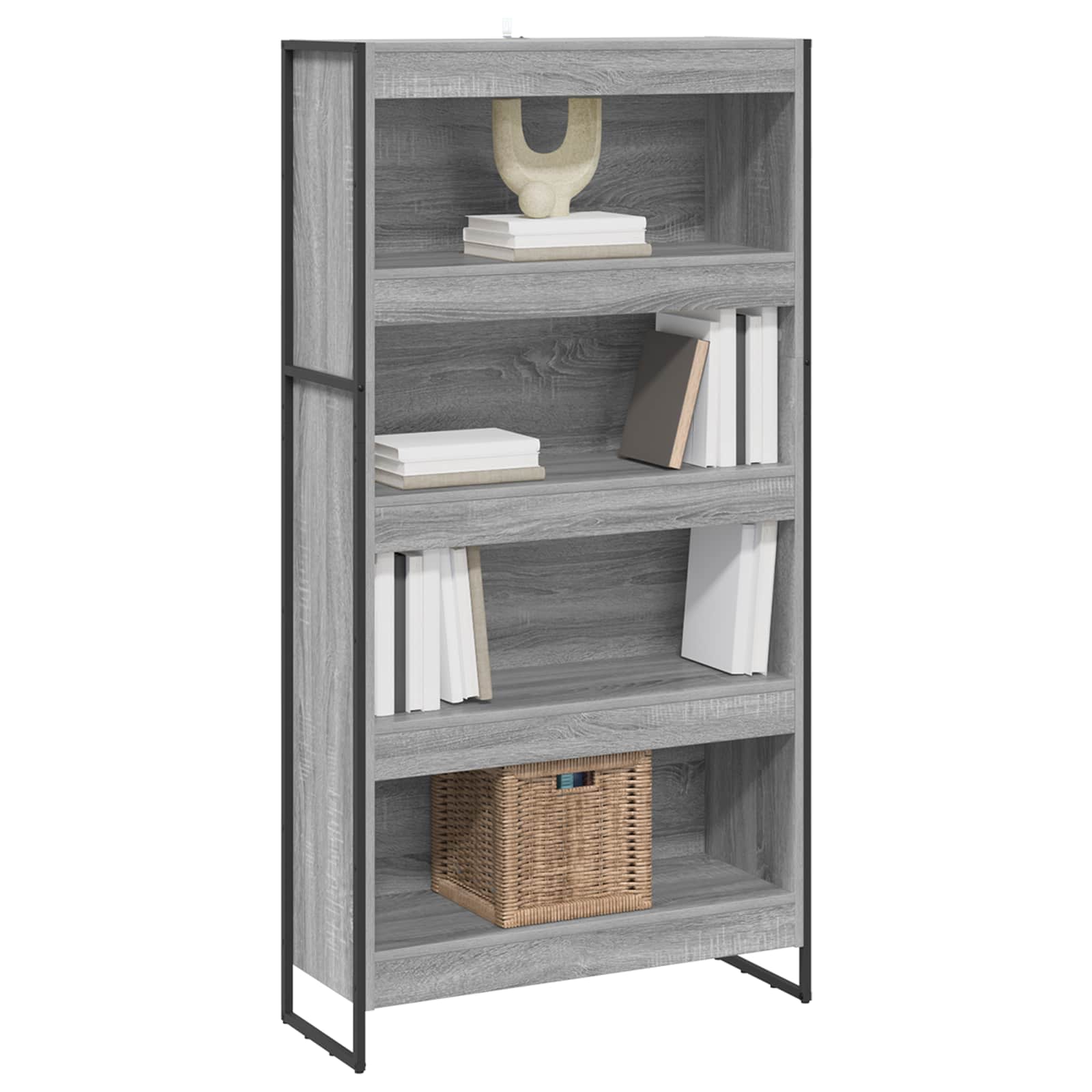 Armadio per Libri 80 x 30 x 155 cm Legno multistrato | homemem39