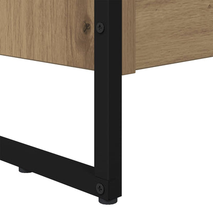 Armadio per Libri 2 pcs Rovere Artigianale 80 x 30 x 155 cm