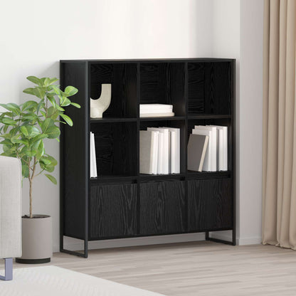 Armadio per Libri 2 pcs Rovere Nero 99,5 x 30 x 108 cm