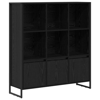 Armadio per Libri 2 pcs Rovere Nero 99,5 x 30 x 108,5 cm