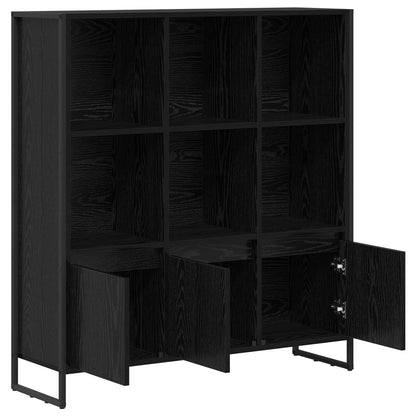 Armadio per Libri 2 pcs Rovere Nero 99,5 x 30 x 108,5 cm