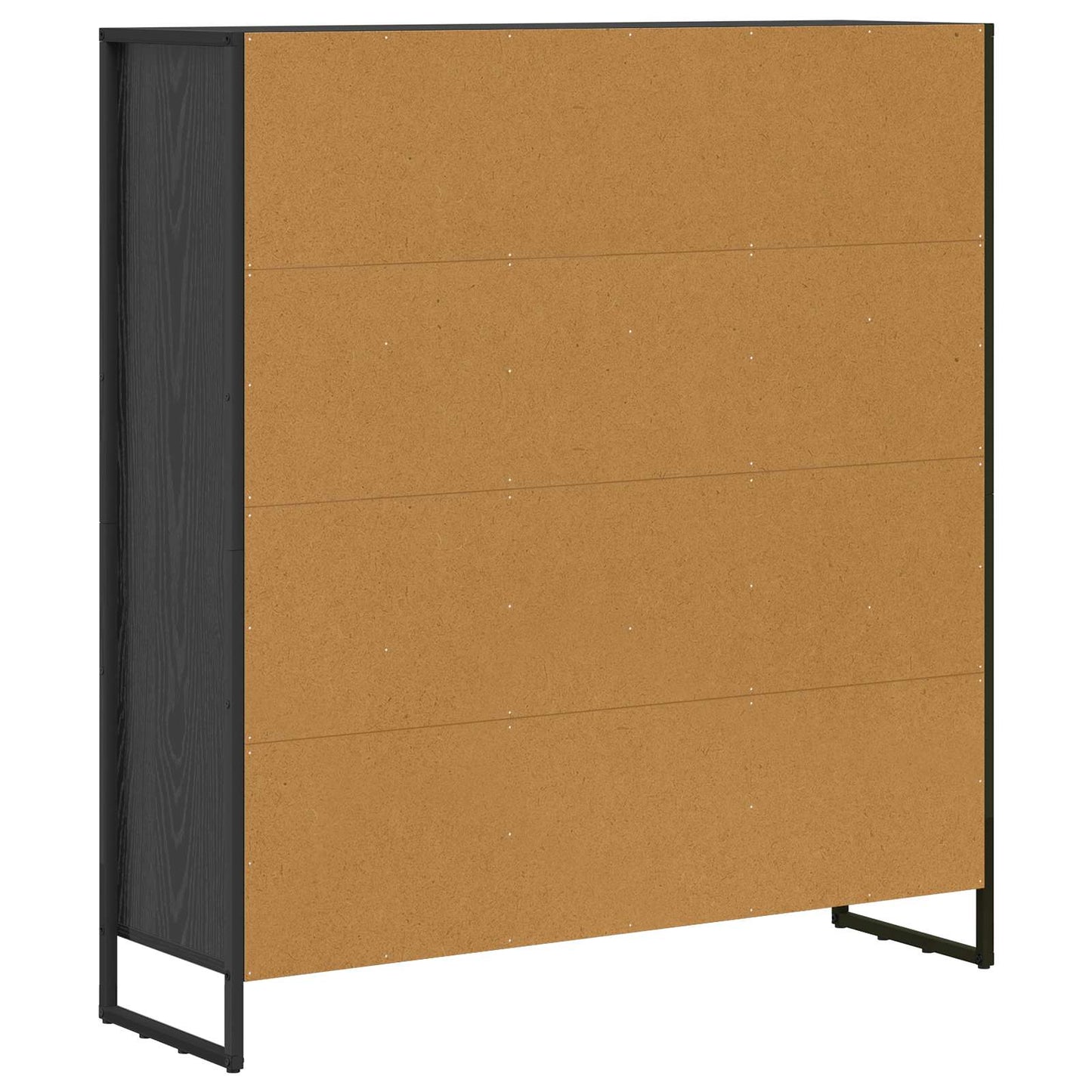 Armadio per Libri 2 pcs Rovere Nero 99,5 x 30 x 108 cm