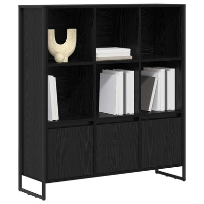 Armadio per Libri 2 pcs Rovere Nero 99,5 x 30 x 108,5 cm