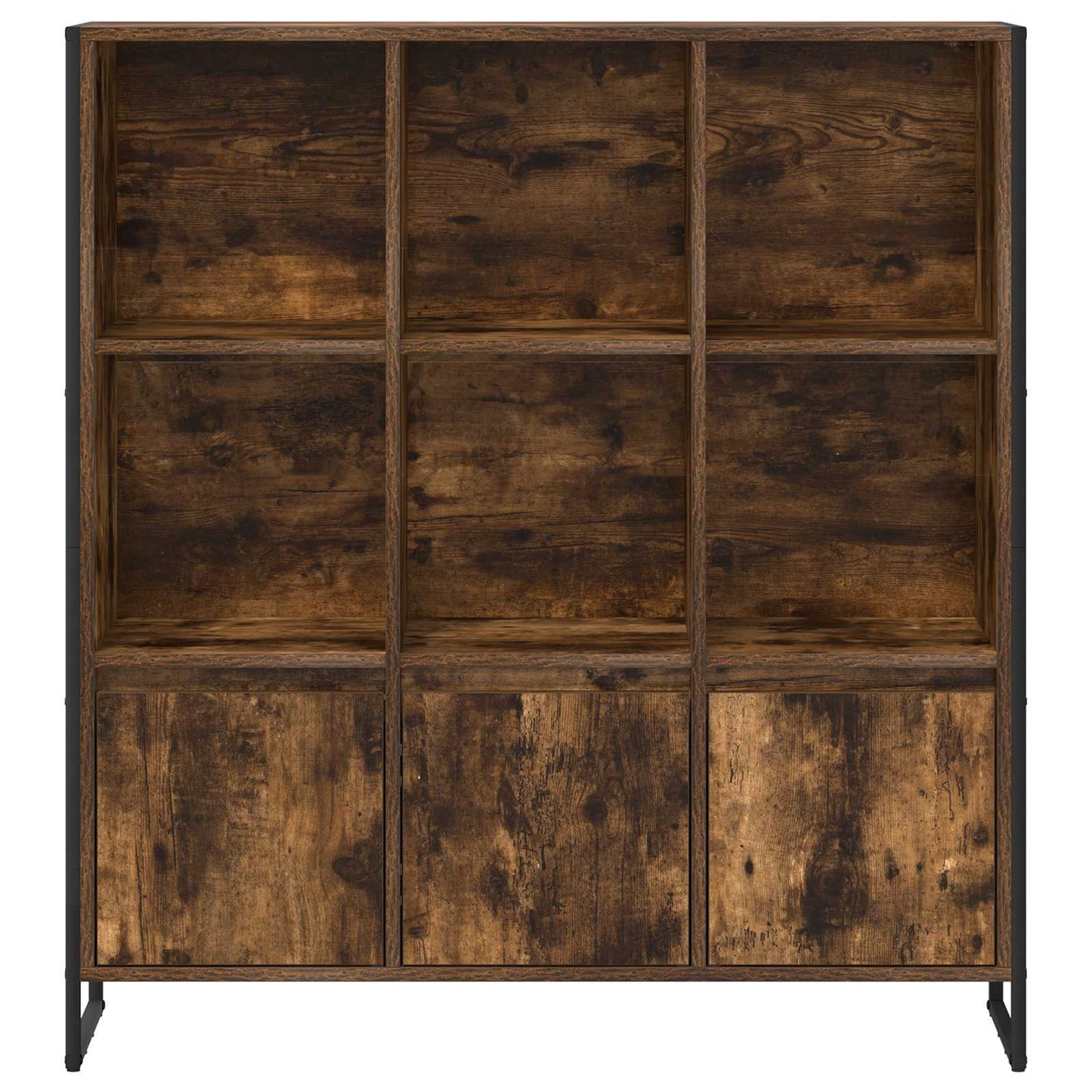 Armadio per Libri 2 pcs Quercia Fumosa 99,5 x 30 x 108,5 cm