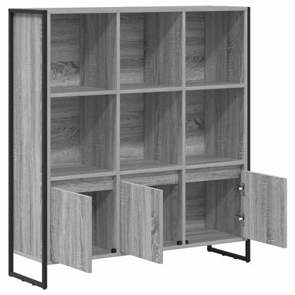 Armadio per Libri 2 pcs Grigio Sonoma 99,5 x 30 x 108 cm