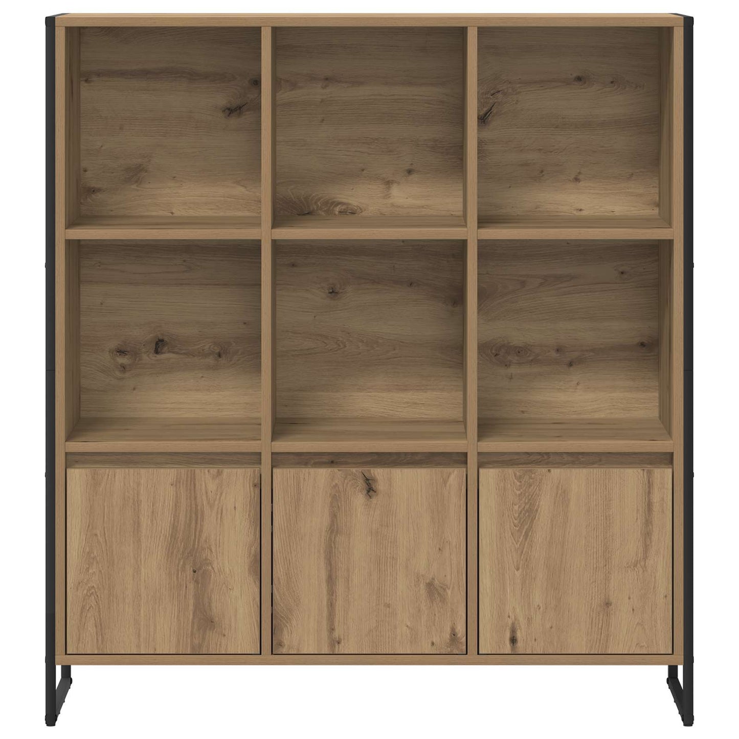 Armadio per Libri 2 pcs Rovere Artigianale 99,5 x 30 x 108 cm