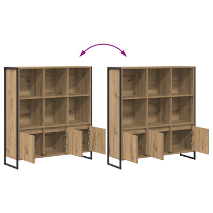 Armadio per Libri 2 pcs Rovere Artigianale 99,5 x 30 x 108 cm