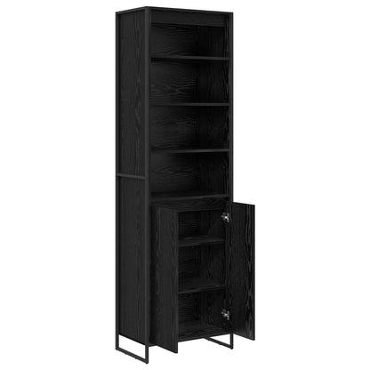 Armadi alti 2 pcs Rovere Nero 60 x 36 x 300 cm