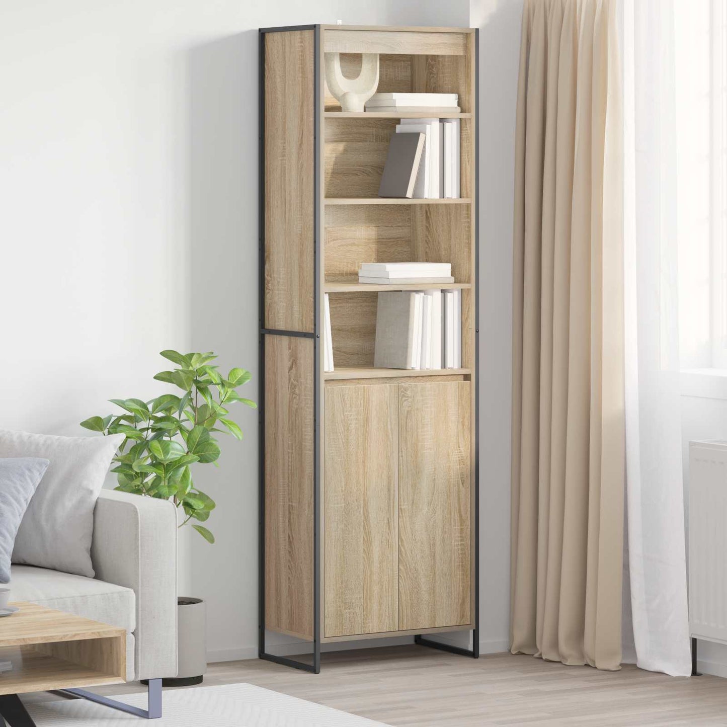 Armadi alti Sonoma 60 x 36 x 200 cm Legno multistrato