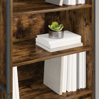 Armadi alti 2 pcs Quercia Fumosa 60 x 36 x 300 cm