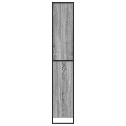 Armadi alti Grigio Sonoma 60 x 36 x 200 cm Legno multistrato