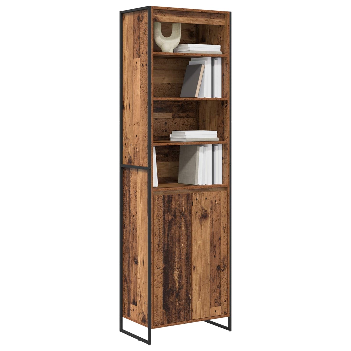 Armadi alti Legno vecchio 60 x 36 x 200 cm Legno multistrato
