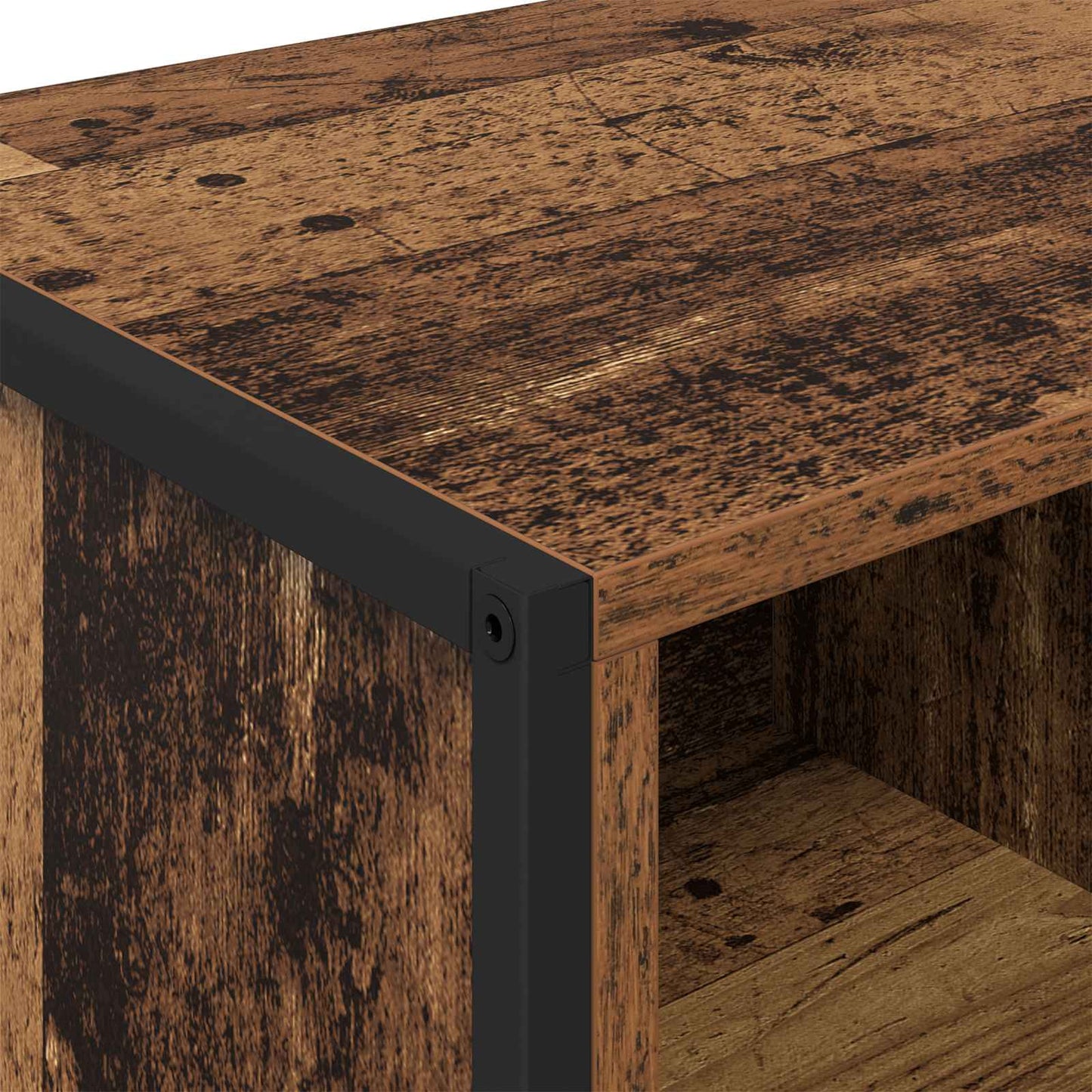 Credenza con cassetto 2 pcs Legno vecchio 81 x 36 x 150.5 cm