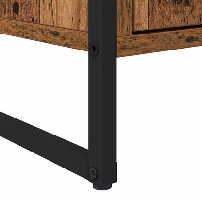 Credenza con cassetto 2 pcs Legno vecchio 81 x 36 x 150.5 cm | homemem39