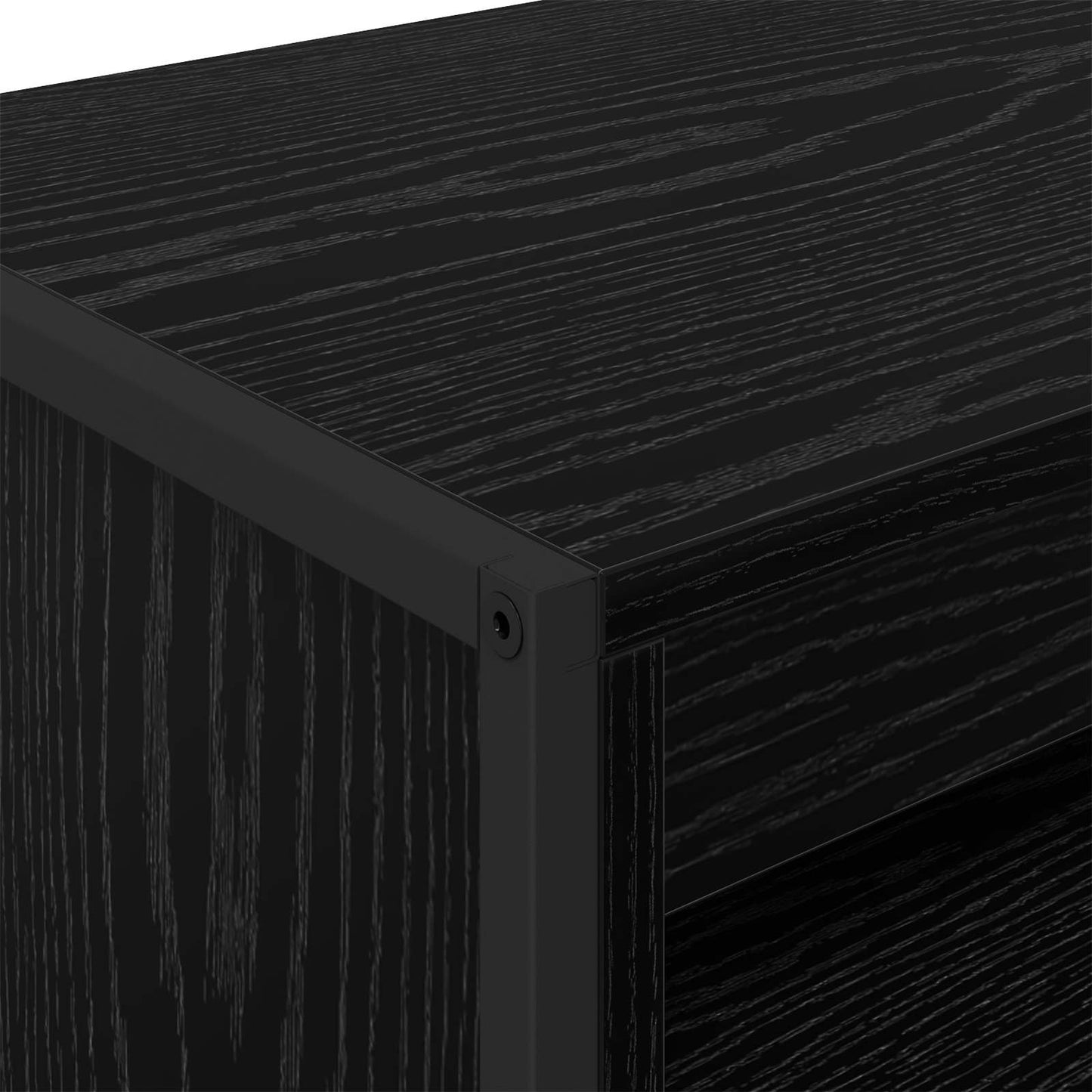 Armadi alti 2 pcs Rovere Nero 60 x 36 x 300 cm